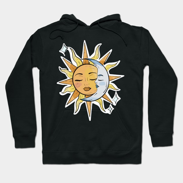 Sun and Moon Hoodie by  AinsleyCreates